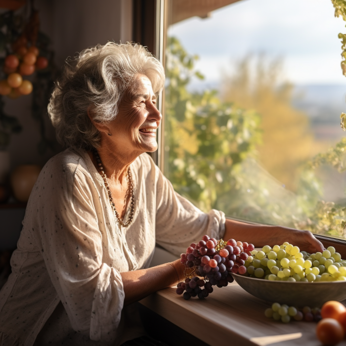 Виноград полезен для здоровья глаз пожилых людей